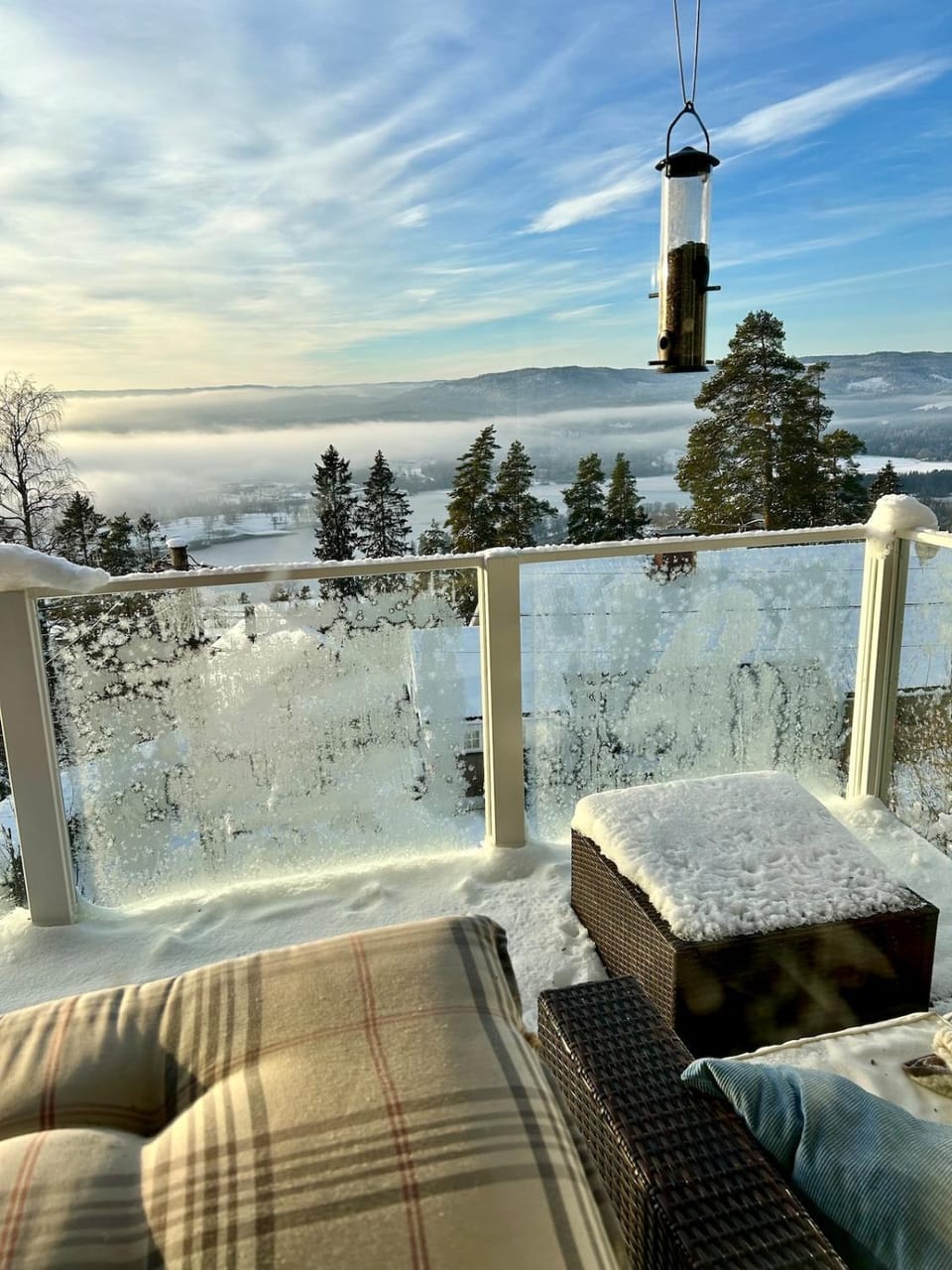 Winter, View (from property/room), Balcony/Terrace, Mountain view
