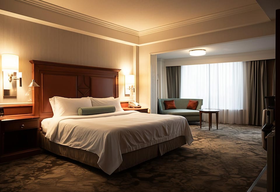 Bed, Living room, Photo of the whole room, Seating area, Bedroom