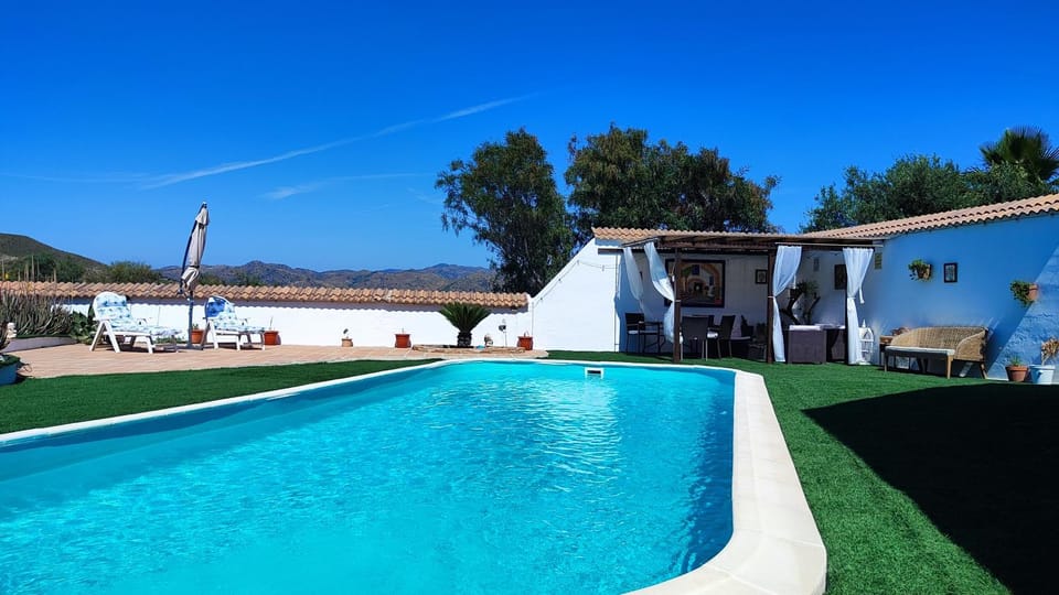 Natural landscape, Pool view, Swimming pool, sunbed