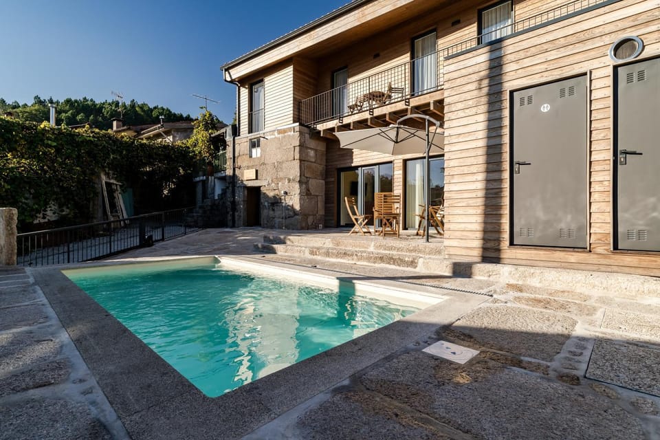 Property building, Living room, Swimming pool