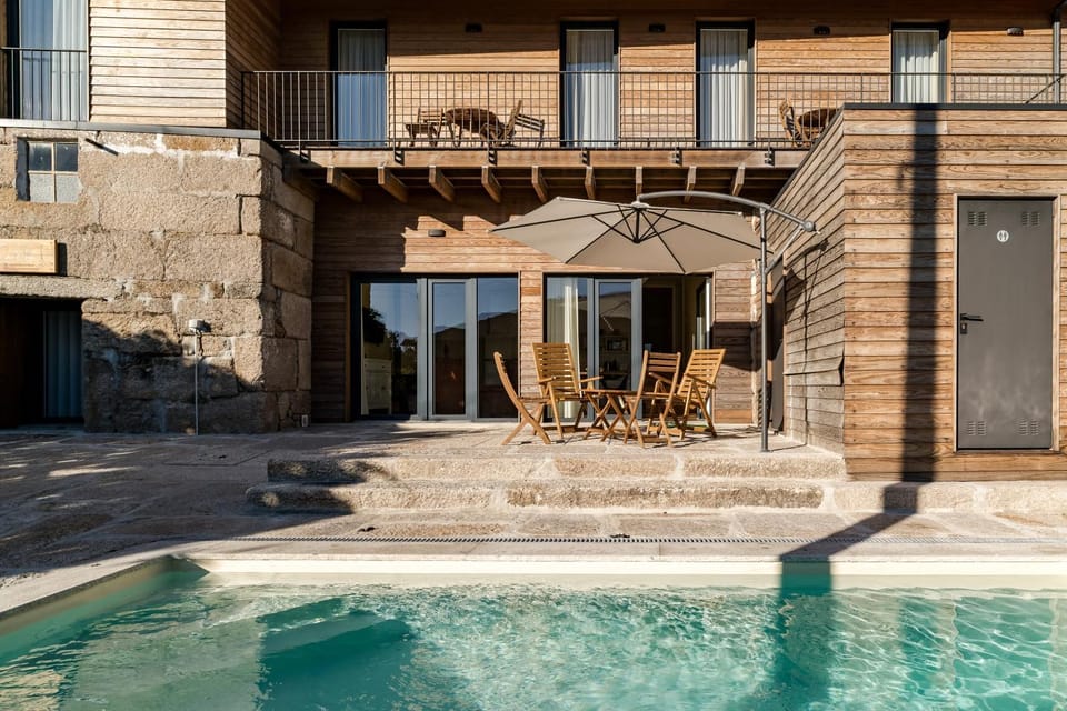Property building, Living room, Swimming pool