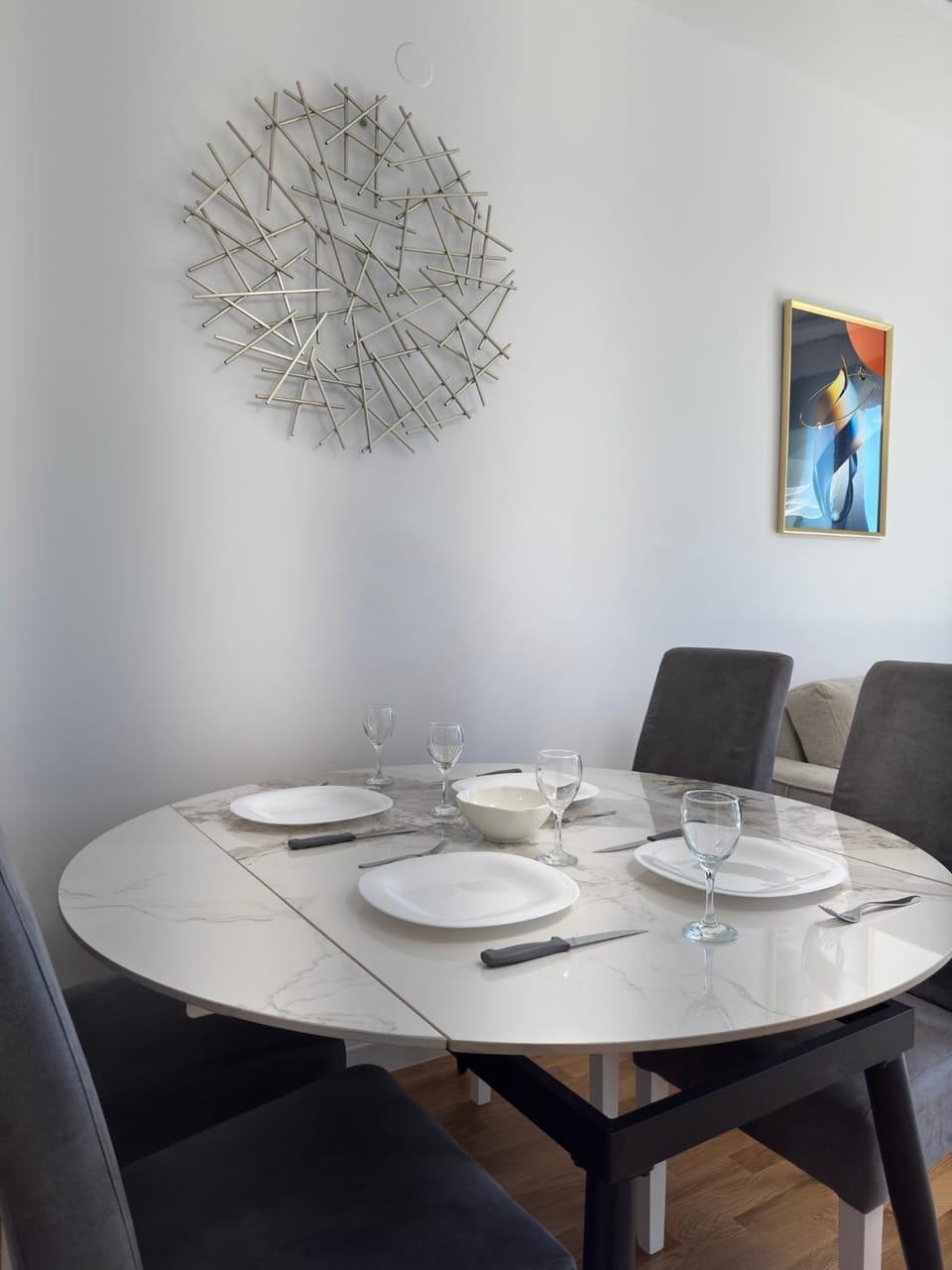 Living room, Seating area, Dining area