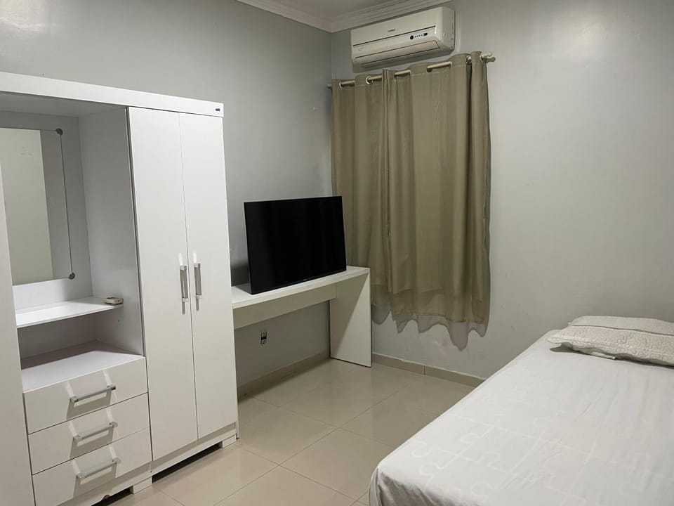 Bed, TV and multimedia, Bedroom, wardrobe, air conditioner