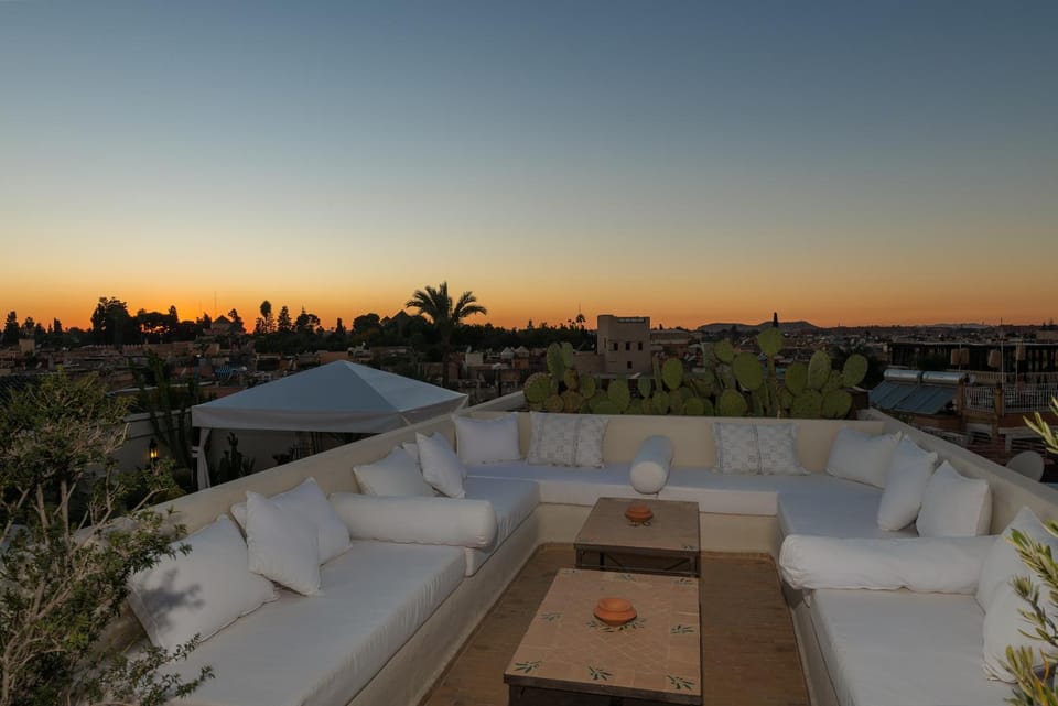 Balcony/Terrace, Seating area, Sunset
