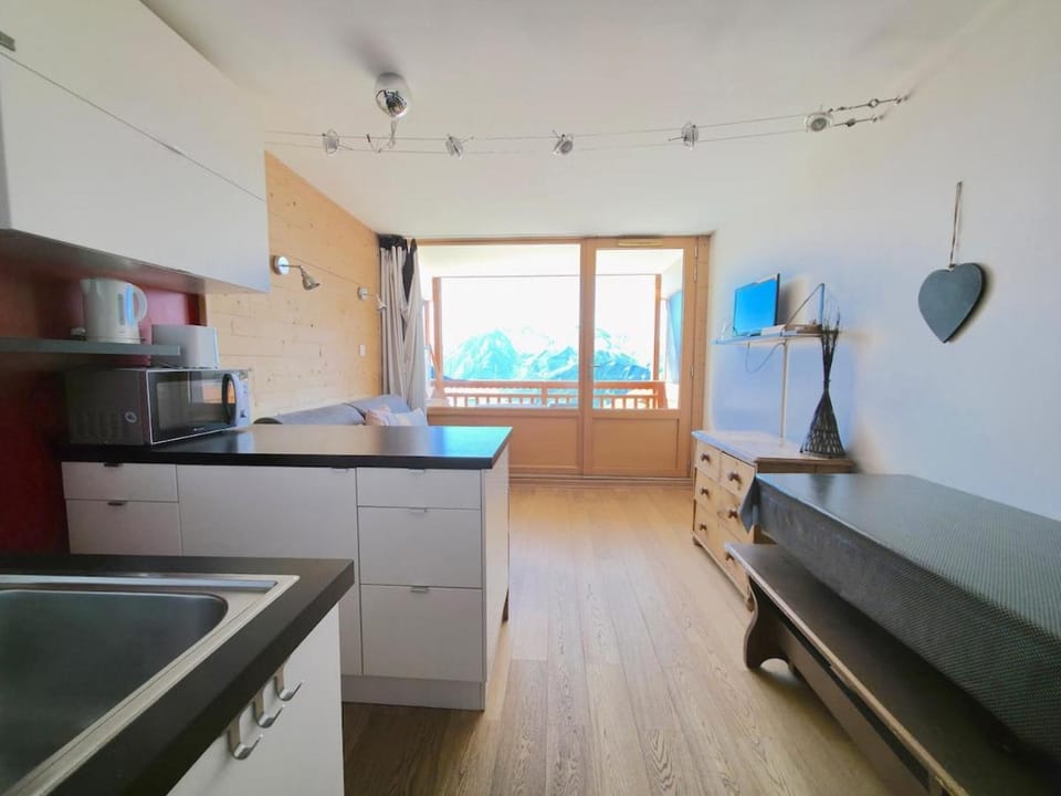Studio lumineux - Coeur station Apartment in Huez