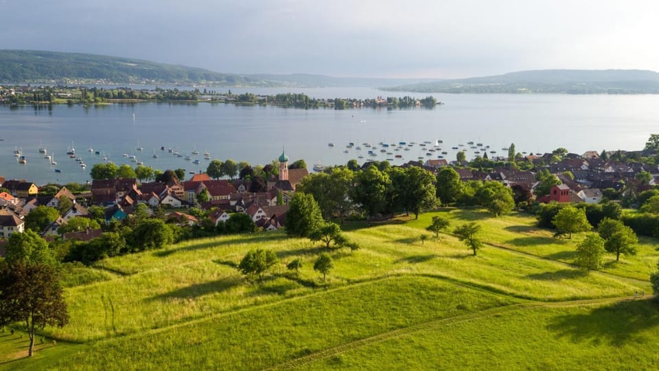 Day, Natural landscape, Bird's eye view, Lake view