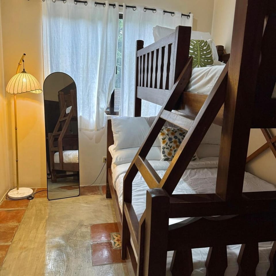 Bed, Photo of the whole room, Bedroom, bunk bed