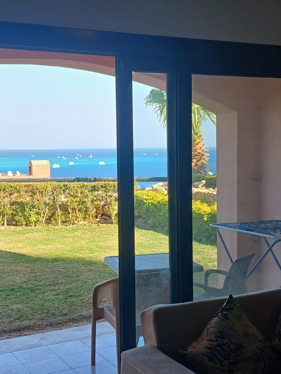 Garden, Sea view