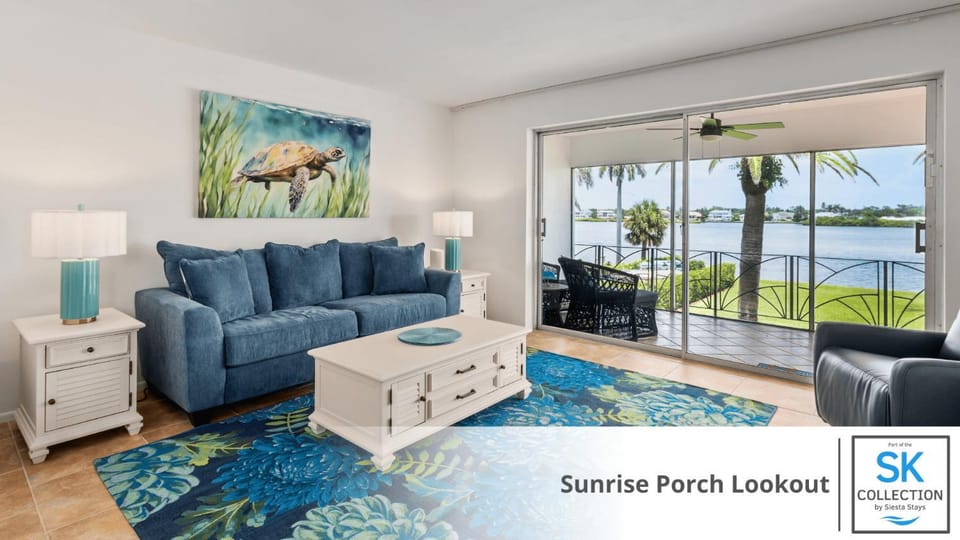 Living room, Seating area, Sea view