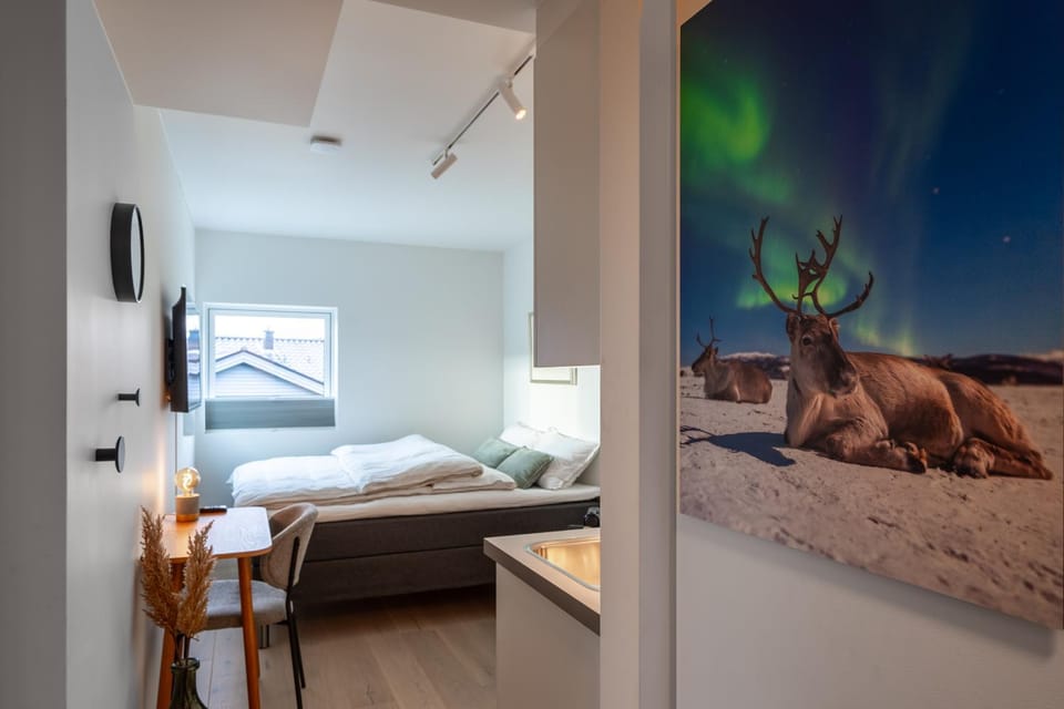 Bed, Photo of the whole room, Decorative detail, Bedroom