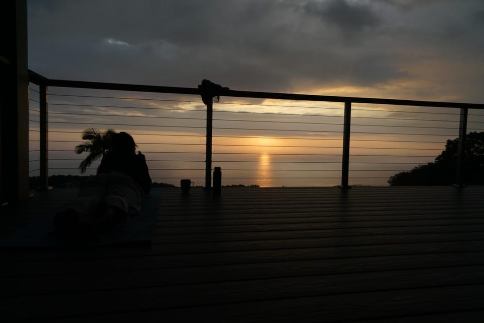 Property building, Sea view, Sunset