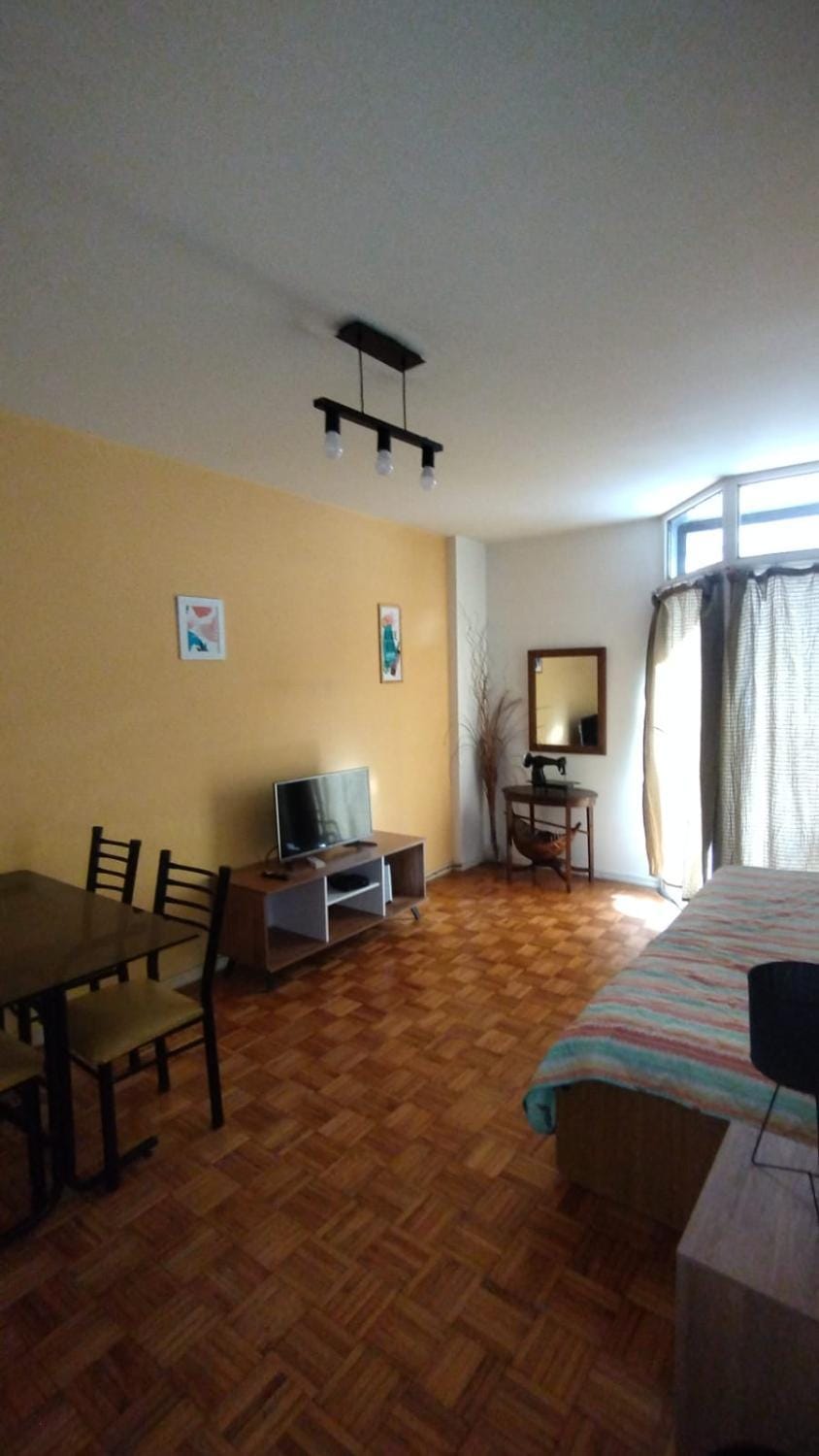 Bed, TV and multimedia, Living room, Seating area