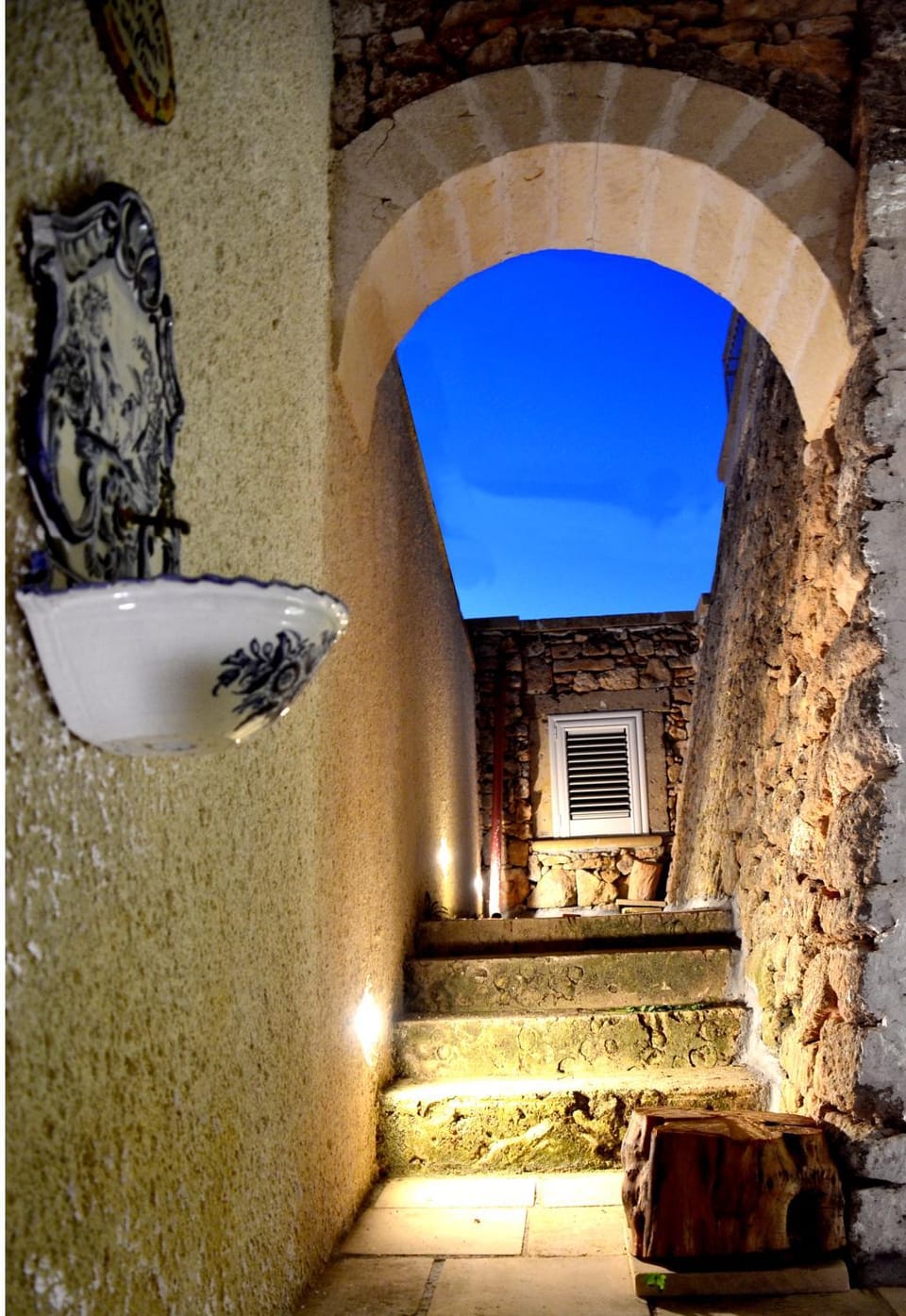 Property building, Patio, Garden, View (from property/room), On site, Sunset