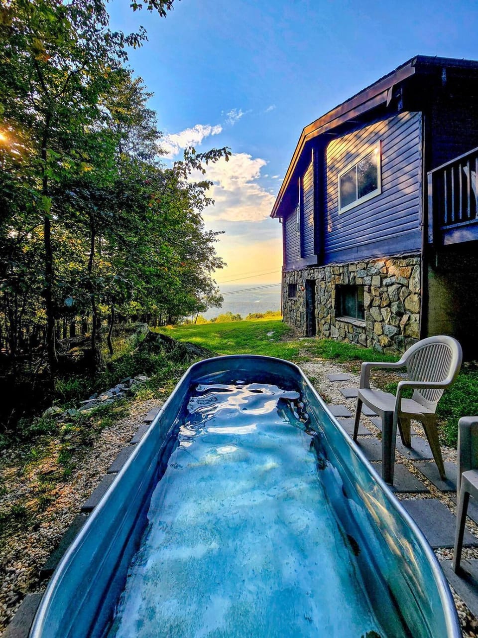 Natural landscape, Pool view