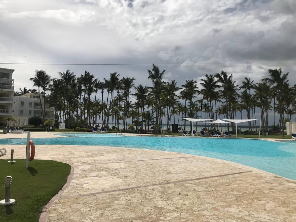 Summer, View (from property/room), Pool view, Sea view, Swimming pool