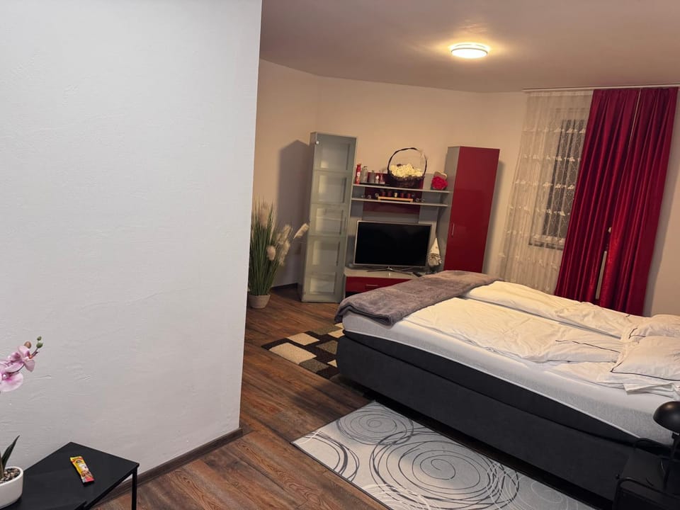 Bed, TV and multimedia, Bedroom