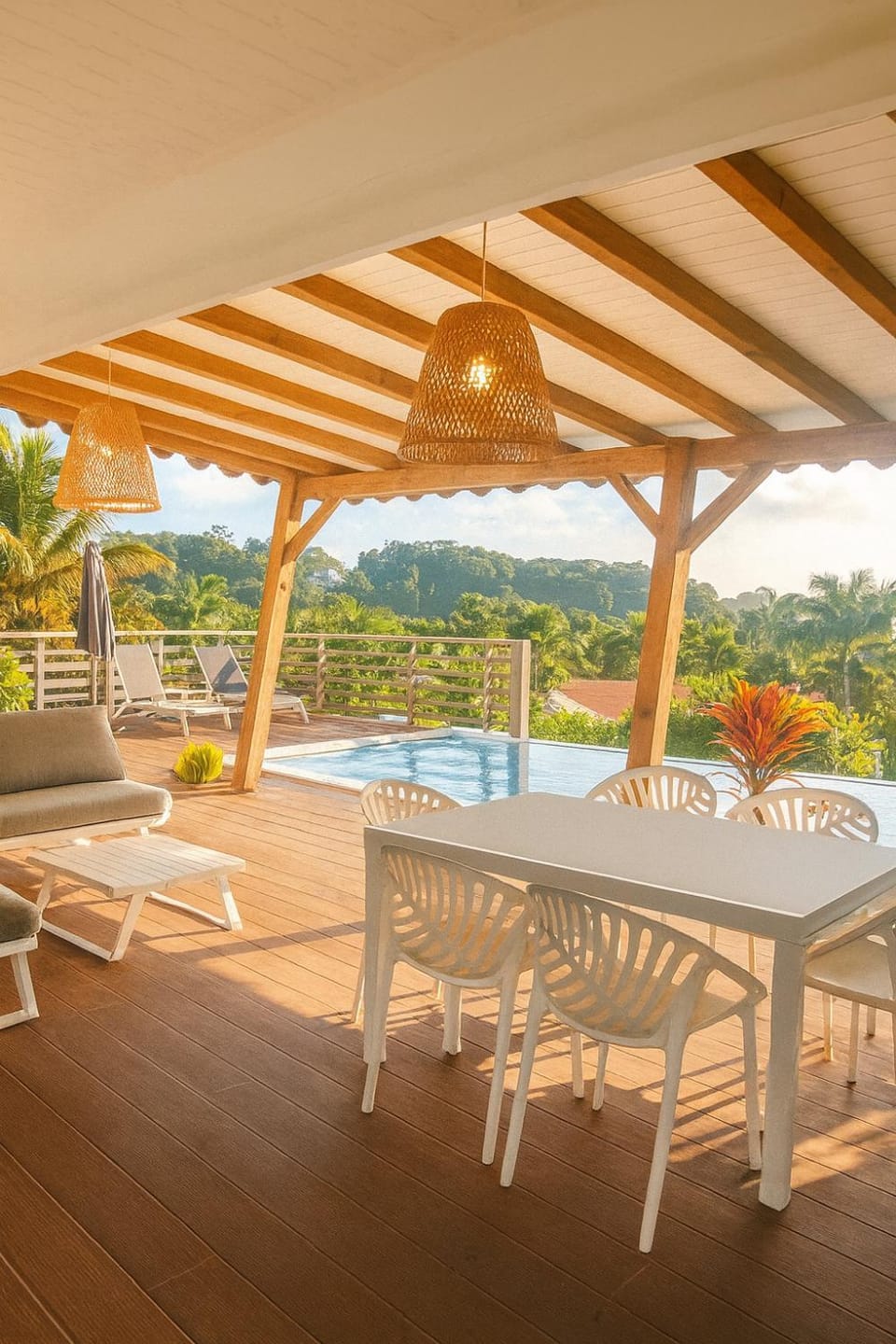 Patio, Day, Natural landscape, View (from property/room), Balcony/Terrace, Dining area, Mountain view