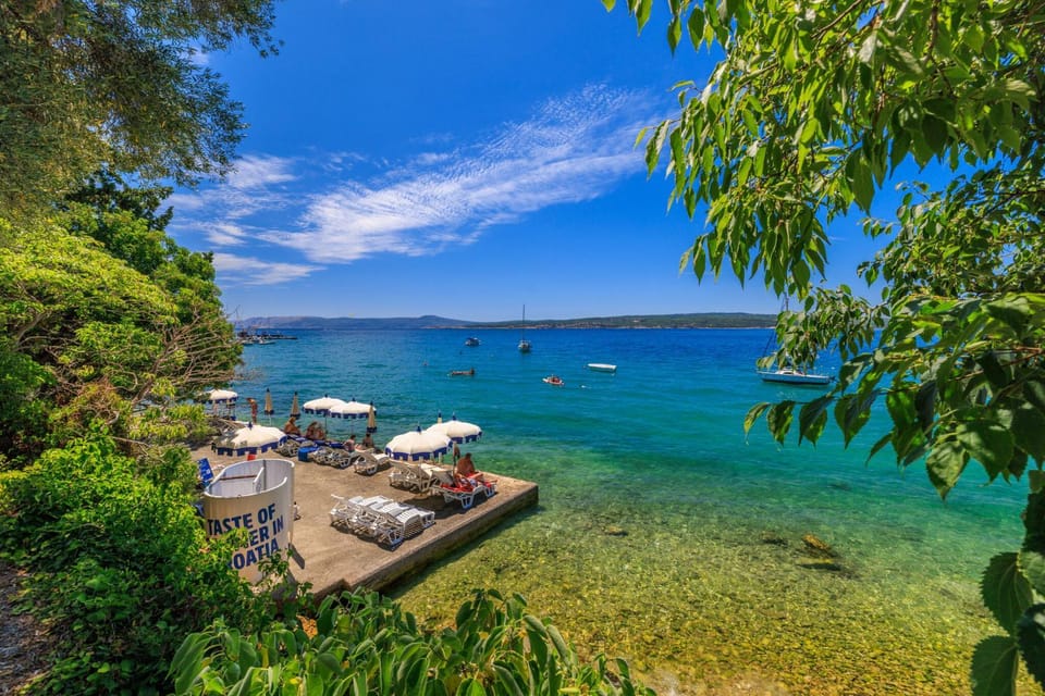 Beach, Sea view, sunbed