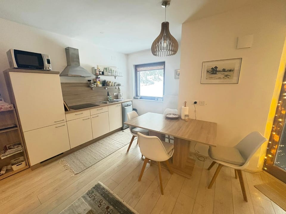 Kitchen or kitchenette, Dining area