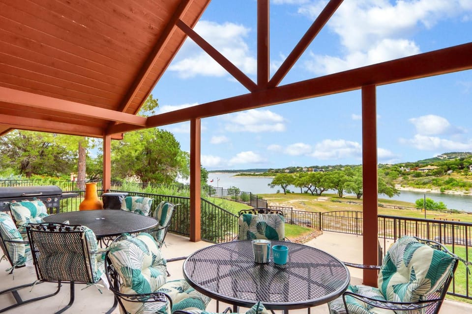 Patio, Day, View (from property/room), Seating area, Lake view