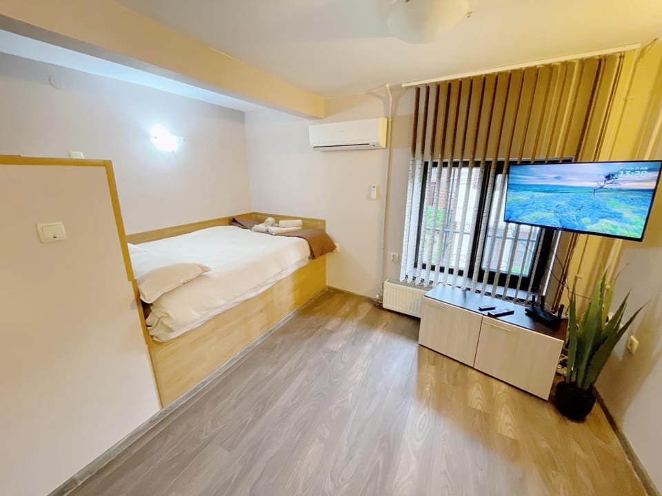 Communal lounge/ TV room, Bed, TV and multimedia