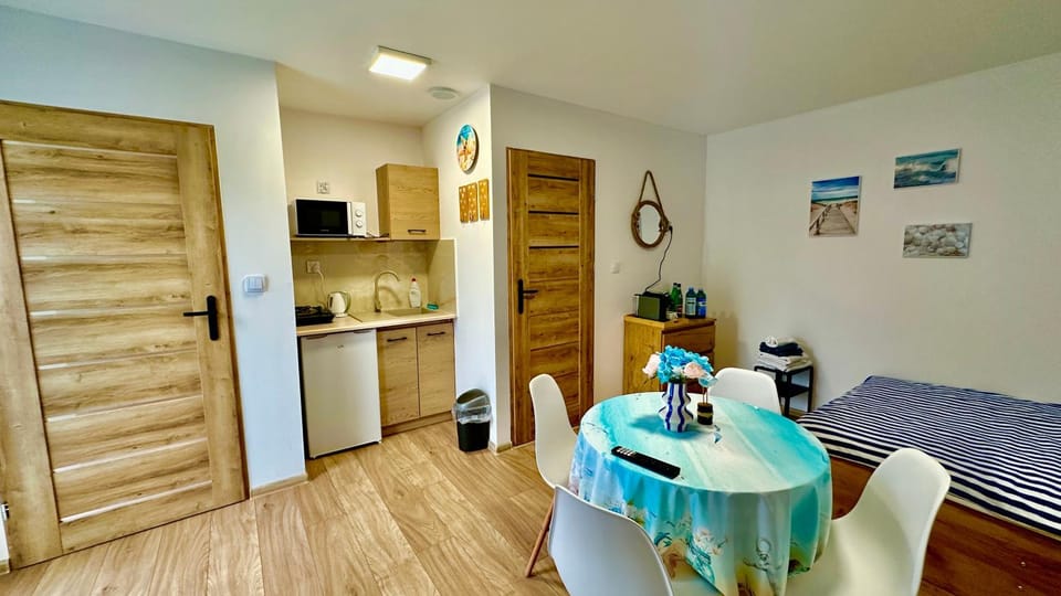 Bed, Kitchen or kitchenette, Photo of the whole room, Dining area, Bedroom, oven