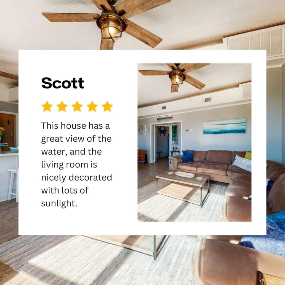 Escape Gulf Views Firepit Pet Friendly House in Surfside Beach