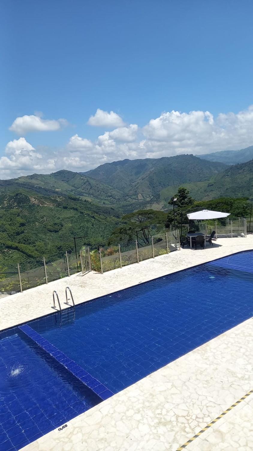 Day, Natural landscape, Mountain view, Pool view, Swimming pool