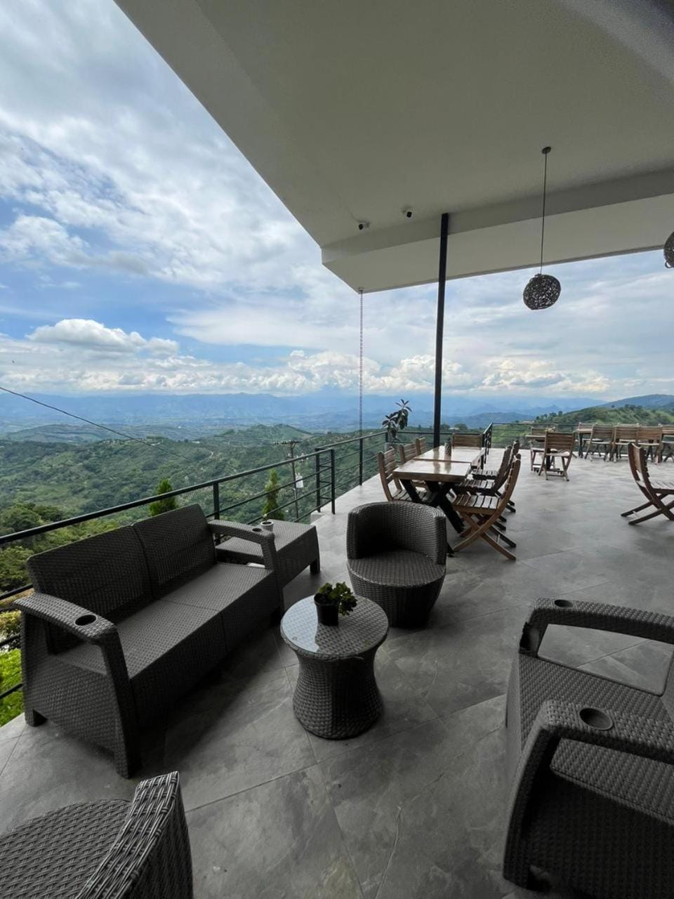Restaurant/places to eat, Natural landscape, View (from property/room), Balcony/Terrace, Mountain view