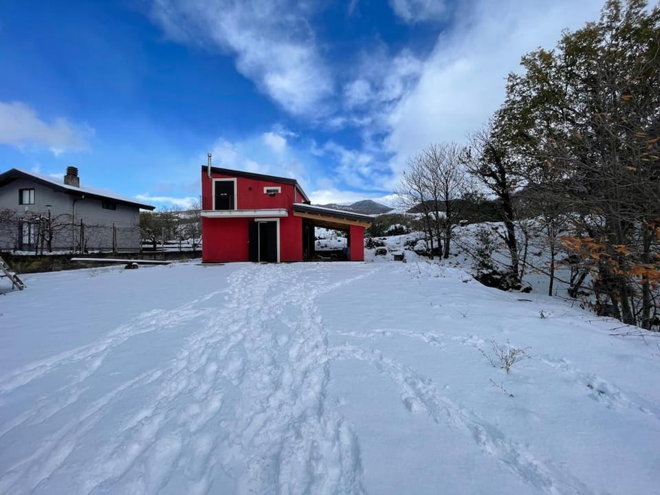 Property building, Natural landscape, Winter