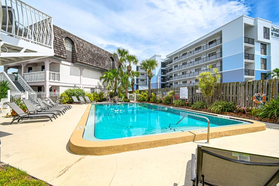 Steps to Sand: Condo w/ Pool Access in Cocoa Beach House in Cocoa Beach