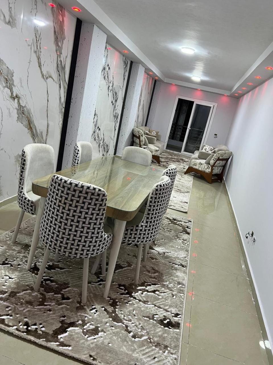 شقه سوبر لوكس بالاسكندريه ميامى 3 غرفه وريسبشن و2حمام ومطبخ مكيفة فيها واى فاى Apartment in Alexandria