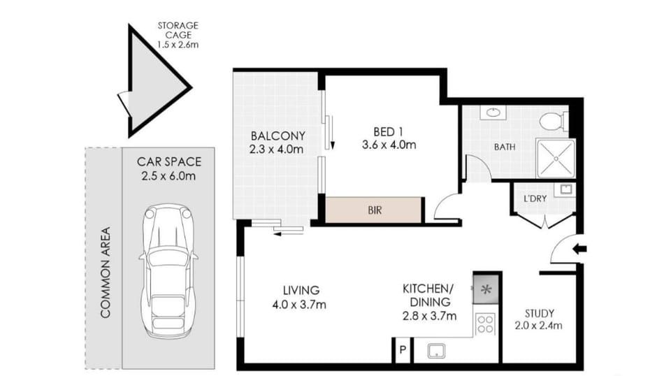 KozyGuru | Merrylands | Balcony Chic with Parking Apartment in Merrylands