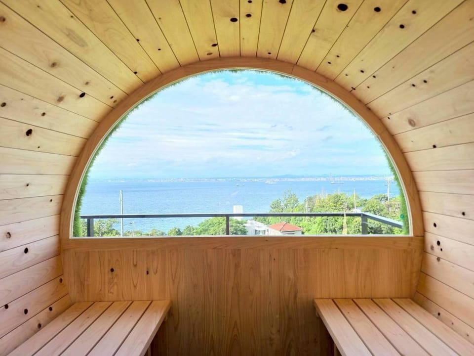 Sauna, Sauna, View (from property/room), Photo of the whole room, Sea view, Area and facilities
