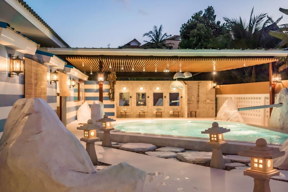 Property building, Hot Spring Bath, Hot Tub
