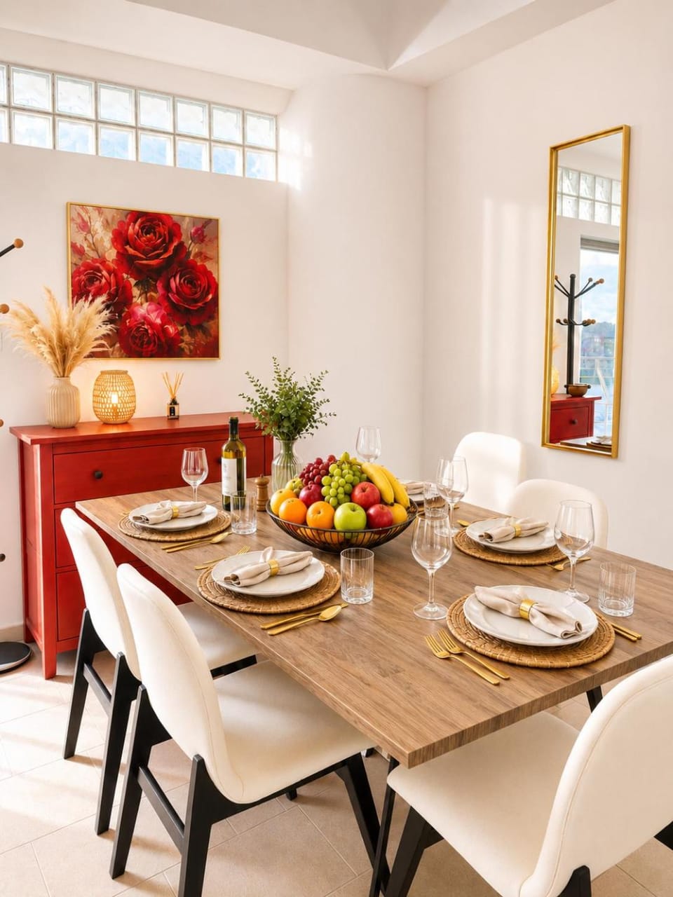 Living room, Seating area, Dining area