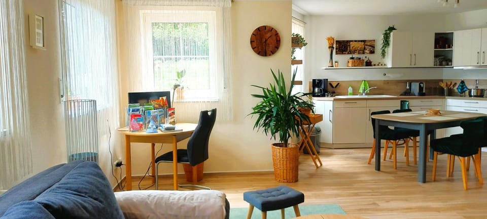 Living room, Seating area, Dining area