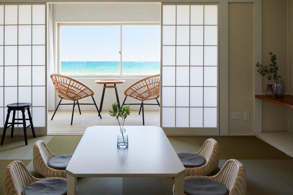 Natural landscape, Living room, Sea view