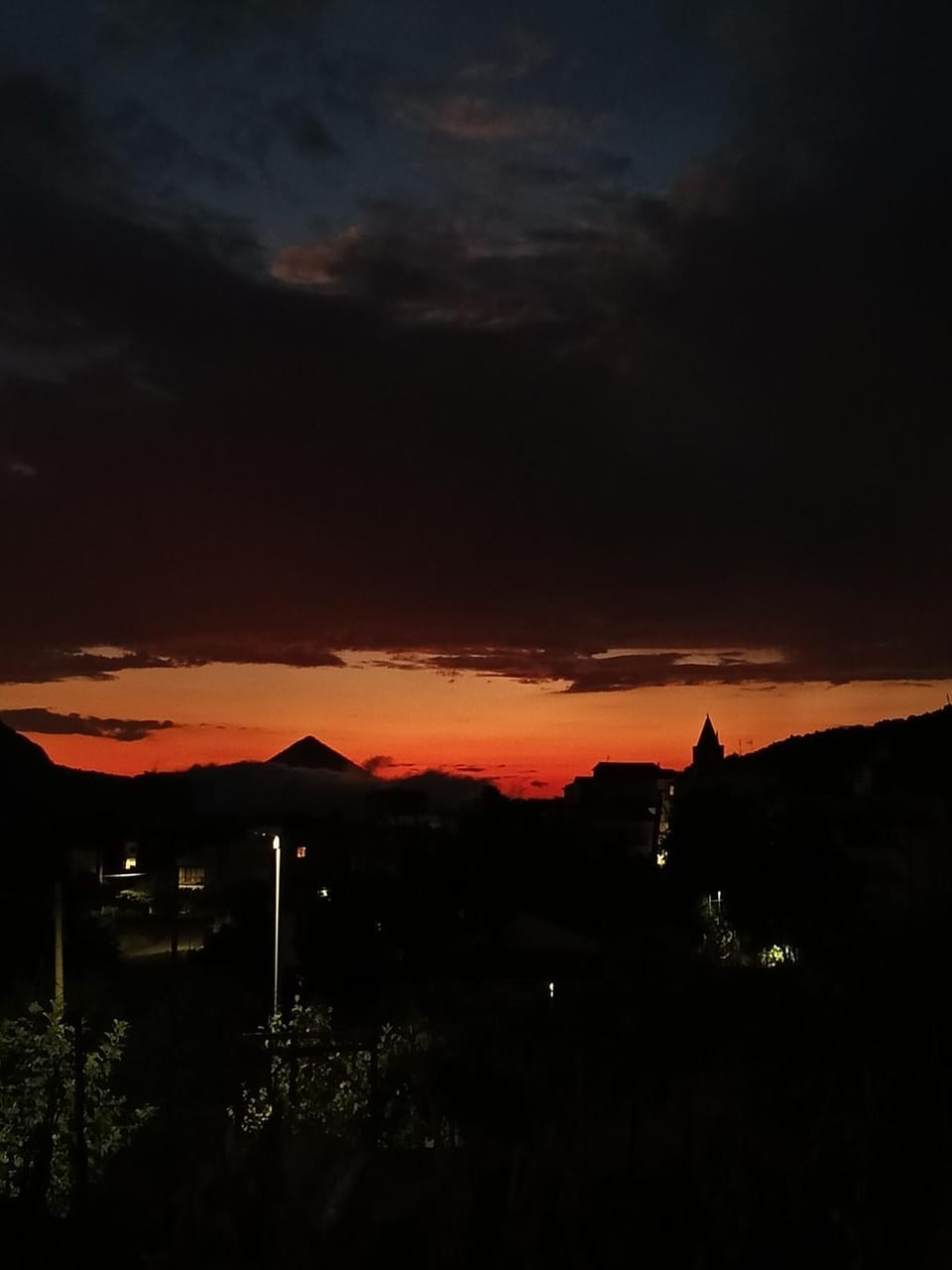 Natural landscape, Sunset