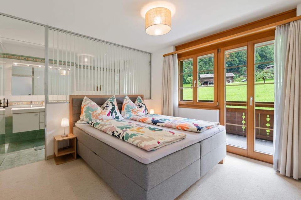 Bed, Natural landscape, Bedroom