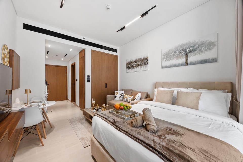luxury Madrid Studio-Binghatti Azure Apartment in Dubai