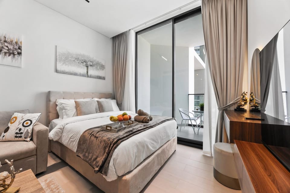 luxury Madrid Studio-Binghatti Azure Apartment in Dubai