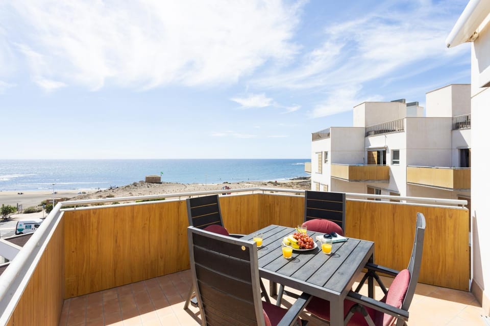 Day, Natural landscape, View (from property/room), Balcony/Terrace, Beach, Sea view