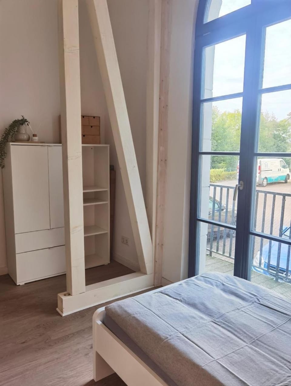 Bed, View (from property/room), Balcony/Terrace, Photo of the whole room, Bedroom