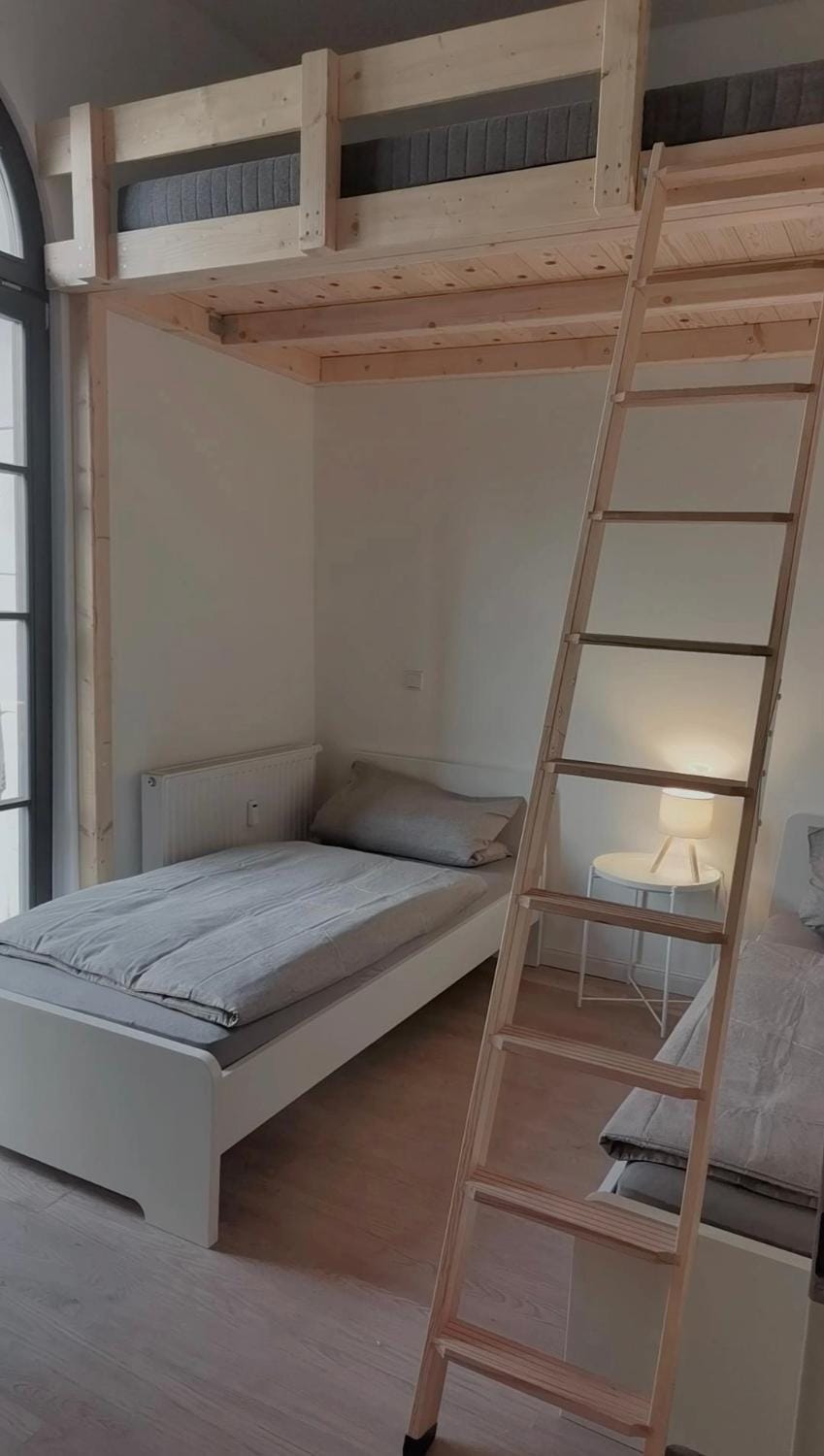 Bed, Photo of the whole room, Bedroom, bunk bed
