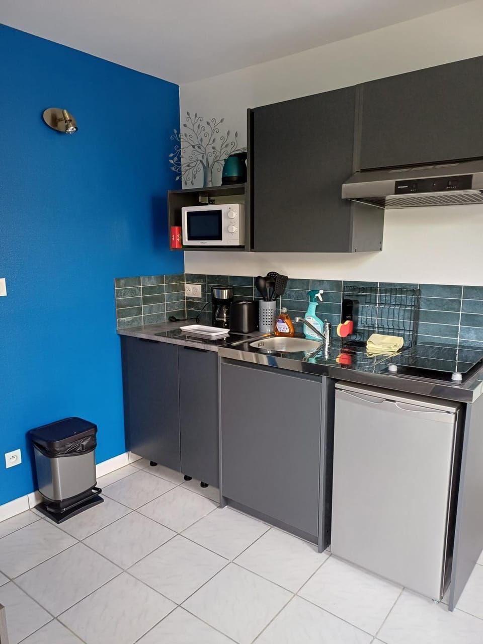 Kitchen or kitchenette, Living room