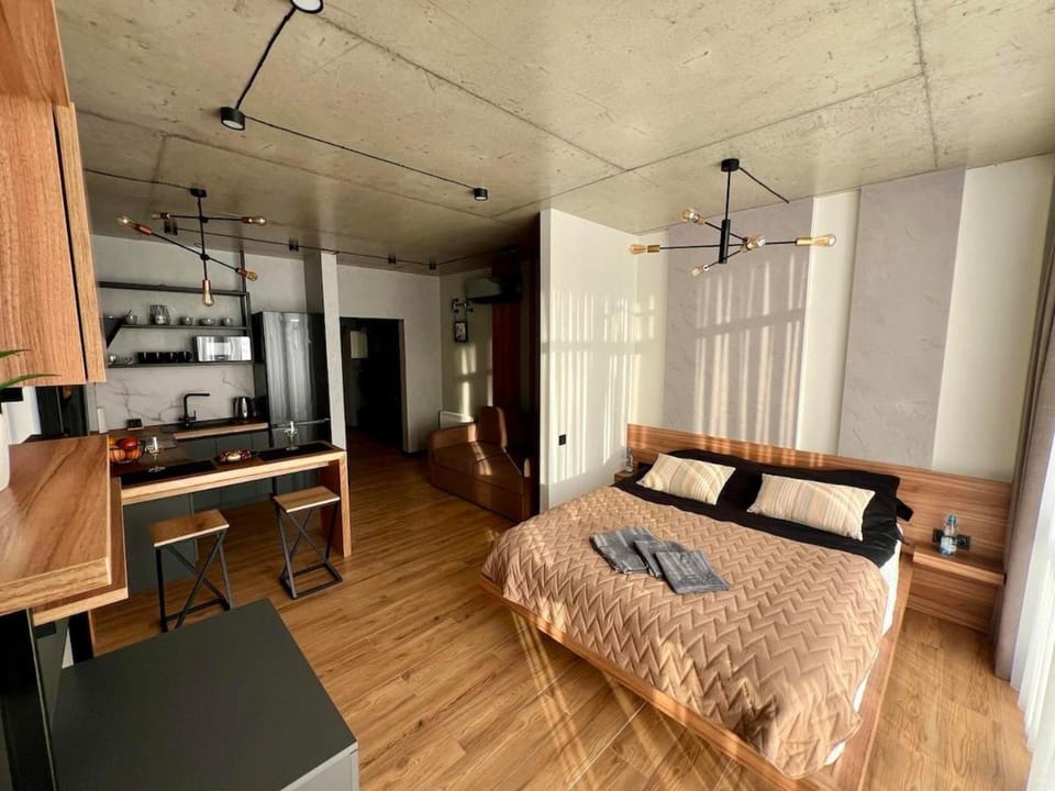 NEW Loft-style studio Apartment in Ukraine