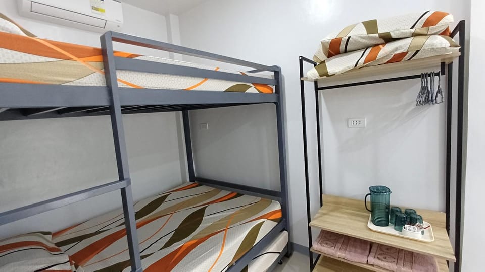 Bed, Bedroom, bunk bed, wardrobe