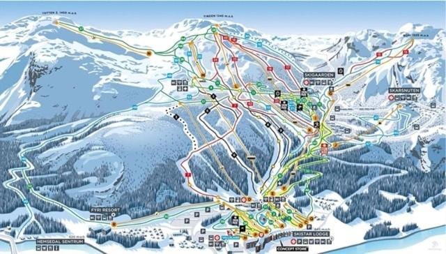 Ski out ski in Luxus Hemsedal Apartment in Viken, Norway