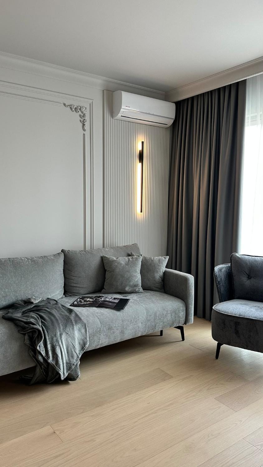 Living room, air conditioner